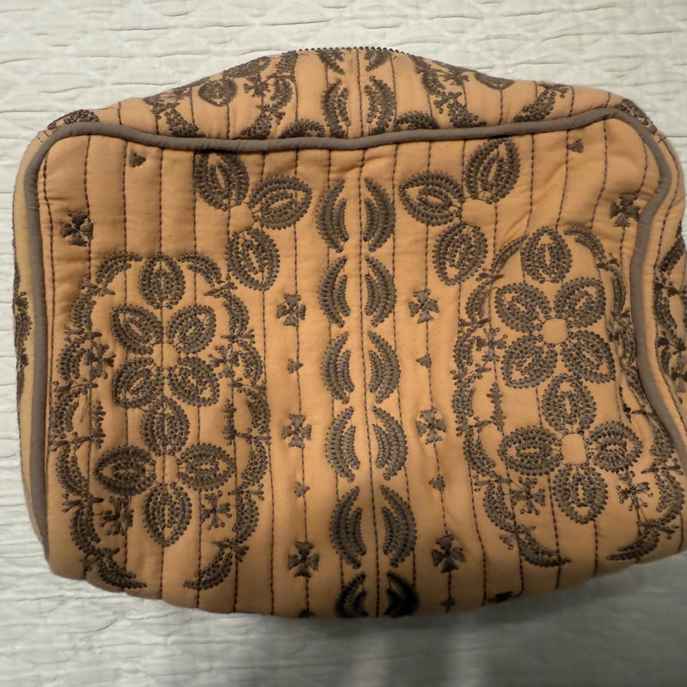 Anthropologie Tan Women’s makeup Bag